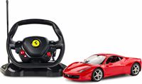 Rastar Radiografische Bestuurbare auto schaal 1:14 Ferrari 458 Italia with Steering Wheel Controller