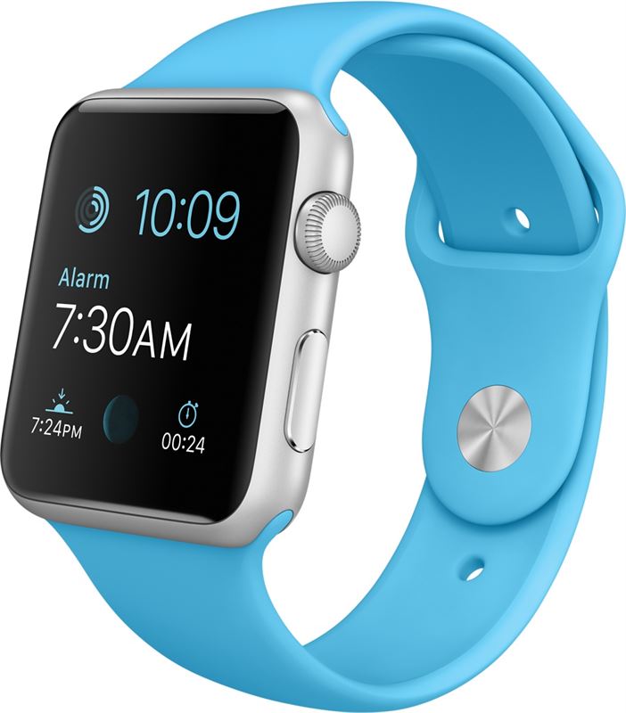 Apple Watch Sport blauw / M|L