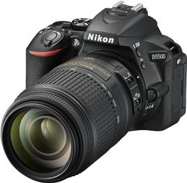 Nikon D5500 + AF-S DX 18-105 VR zwart