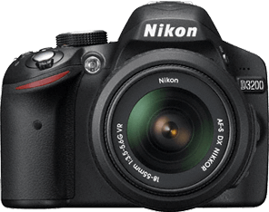 Nikon D3200 + AF-S DX NIKKOR 18-55mm zwart