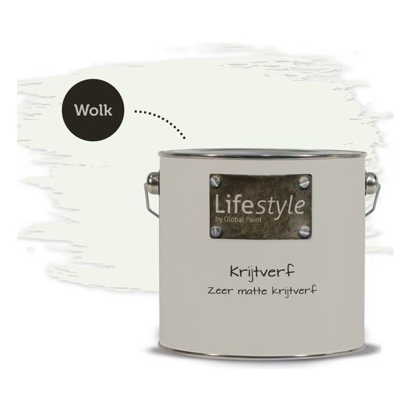 Macadam Afhankelijkheid Aanmoediging lifestyleverf.nl Lifestyle Krijtverf - Wolk - 2.5 liter | Vergelijk alle  prijzen