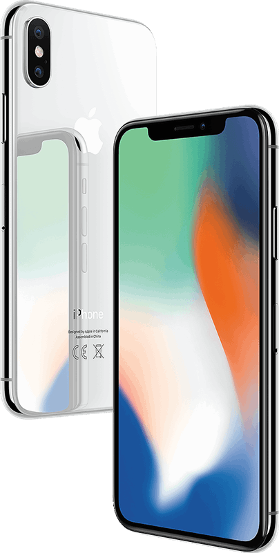 Apple iPhone X 64 GB / zilver / refurbished