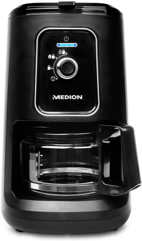 Medion Compact Koffiezetapparaat voor bonen MD 17384 zwart