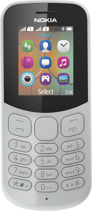 Nokia 130 grijs / (dualsim)