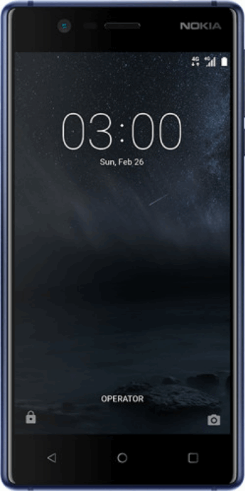 Nokia 3 16 GB / blauw / (dualsim)