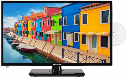 Medion LIFE E12413 23,6" FULL HD LED TV incl. DVD-speler