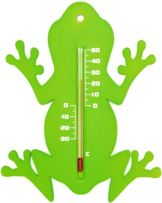 Nature Muurthermometer Kikker Thermometer Groen Tuin (overig