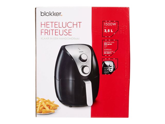Vertrek naar Pittig rijm Blokker HETELUCHTFRITEUSE L BL-18003 | Prijzen vergelijken | Kieskeurig.nl
