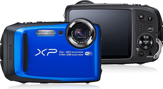 Fujifilm FinePix XP90 zwart, blauw