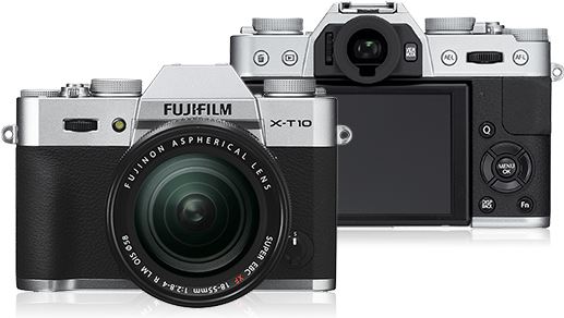 Fujifilm X-T10 + XF 18-55mm zilver