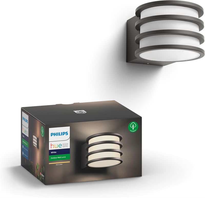 Philips Hue white bulb included Lucca Outdoor wall light