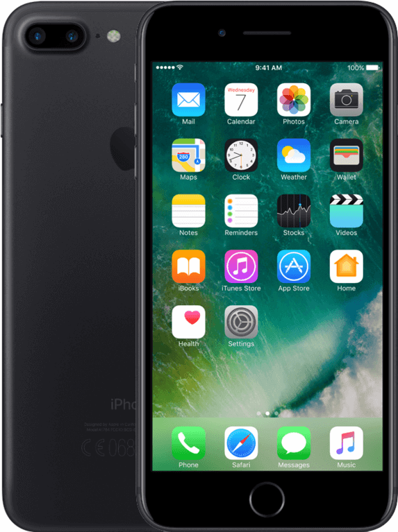 Apple iPhone 7 Plus 32 GB / zwart / refurbished