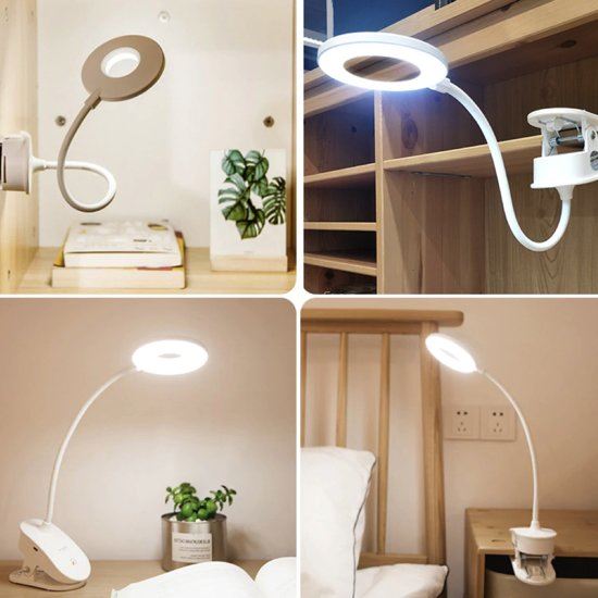 Anno1588 LED Bureaulamp met klem LED Bedlamp met klem 3