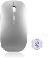 YONO Bluetooth Muis Draadloos voor Laptop, PC en Mac â€“ Grijs
