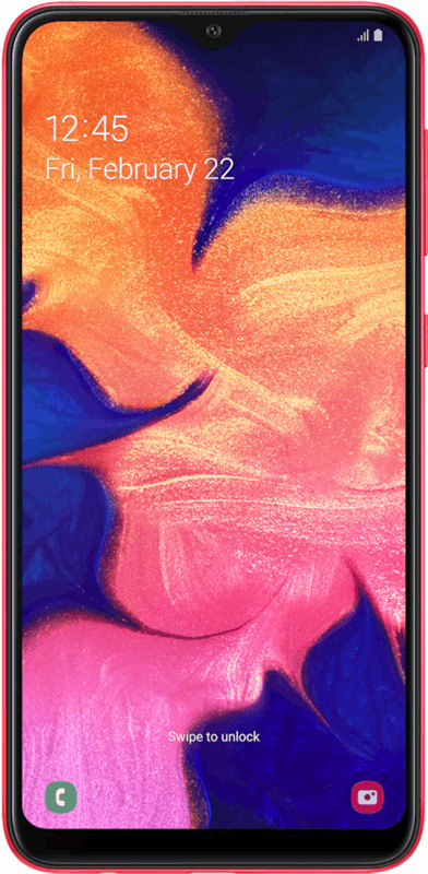 Samsung Galaxy A10 32 GB / rood / (dualsim)