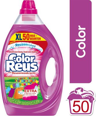Color Reus Gel Wasmiddel - Vloeibaar - 50 wasbeurten | Prijzen vergelijken | Kieskeurig.nl