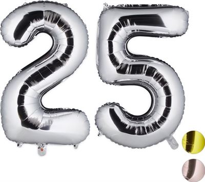 Portiek manipuleren Kerstmis Relaxdays folie ballon 25 - cijferballon - folieballonnen - verjaardag  folieballon cijfer zilver wonen (overig) kopen? | Kieskeurig.be | helpt je  kiezen