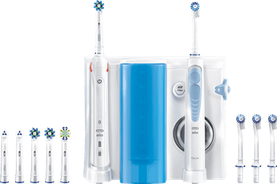 zelf Eerste niveau Oral-B Oral Care Center: Smart 5000 + Oxyjet Monddouche wit, blauw  elektrische tandenborstel kopen? | Archief | Kieskeurig.nl | helpt je kiezen