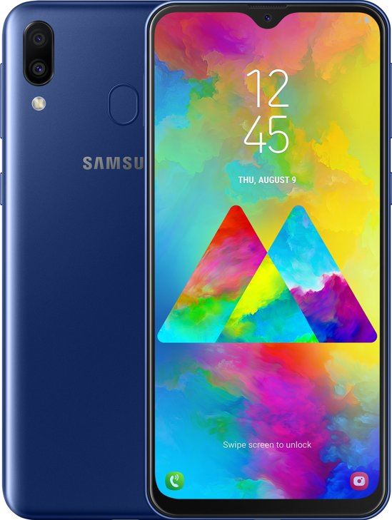 Samsung Galaxy M20 Samsung Galaxy M20 Power - 64 GB - Blauw