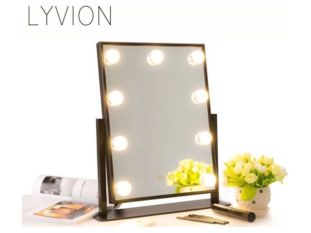 sneeuw Hysterisch grafiek LYVION Make-up spiegel met LED verlichting rondom / Verstelbaar in 3 wit  kleuren / 25 x 30cm / Incl. geheugenfunctie / Energiezuinige spiegel -  Zwart verzorging (overig) kopen? | Kieskeurig.nl | helpt je kiezen