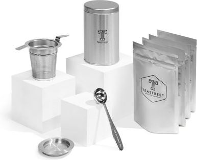 Essentials kit thee cadeaupakket losse thee accessoires | | Kieskeurig.nl