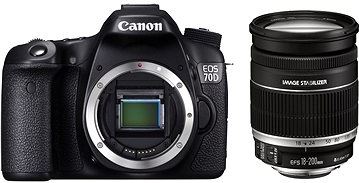 Canon EOS 70D + EF-S 18-200mm zwart