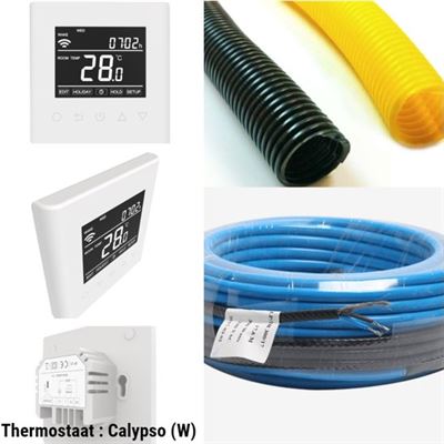 Innovaheat Innovaheat Elektrische vloerverwarming - Thermostaat: Calypso WiFi | Prijzen vergelijken | Kieskeurig.nl