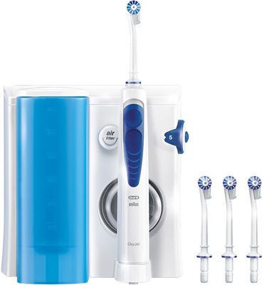 Schrijfmachine Offer Slapen Oral-B Professional Care Oxyjet wit, blauw elektrische tandenborstel kopen?  | Kieskeurig.nl | helpt je kiezen