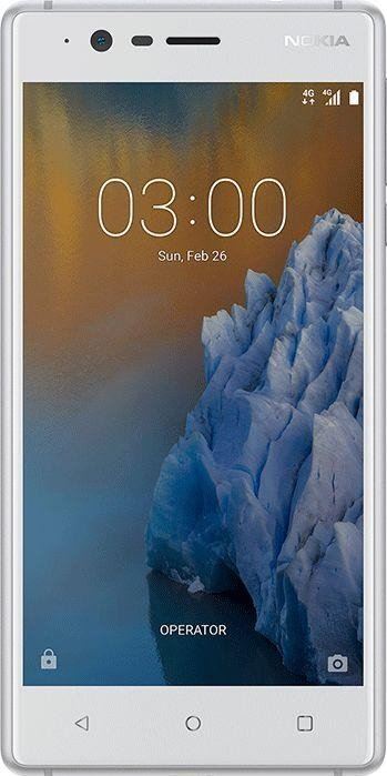 Nokia 3 16 GB / silver white / (dualsim)
