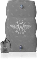 Wick Wings - Vliegtuigbedje - Reiskussen - Voetensteun - Anti slip Goedgekeurd door vliegtuigmaatschappijen zoals KLM - Multifunctioneel opblaasbaar kussen voor in het vliegtuig