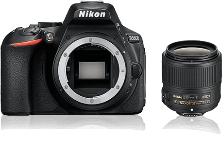Nikon D5600 + AF-S DX 35 mm 1:1,8 zwart