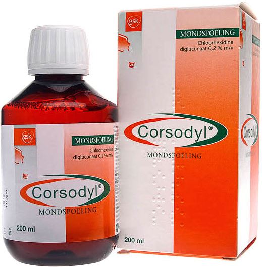 Corsodyl 2mg/ml | Prijzen vergelijken | Kieskeurig.nl