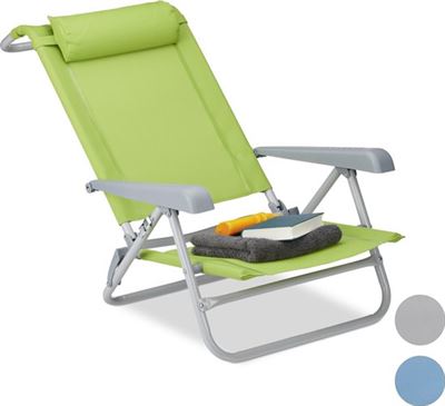 spellen bruiloft Vervreemding Relaxdays Ligstoel - opvouwbaar - inklapbare tuinstoel - strandstoel -  relaxstoel - tuin groen outdoor (overig) kopen? | Kieskeurig.be | helpt je  kiezen