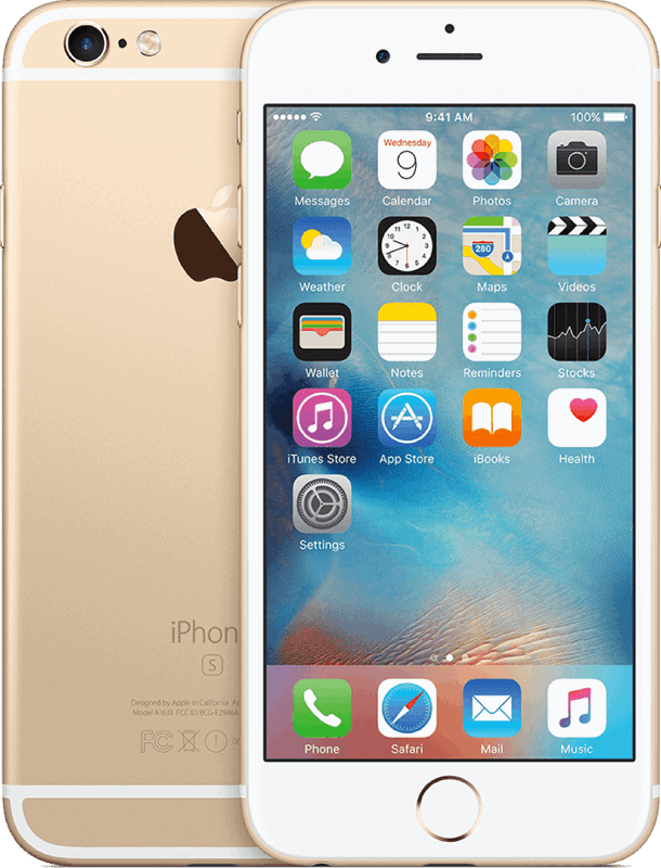 Apple iPhone 6S 64GB Goud - B grade 64 GB / goud / refurbished