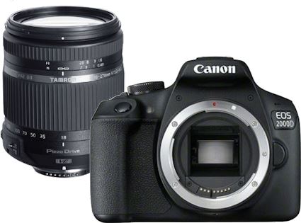 Canon EOS 2000D + Tamron 18-270mm Di II VC PZD TS