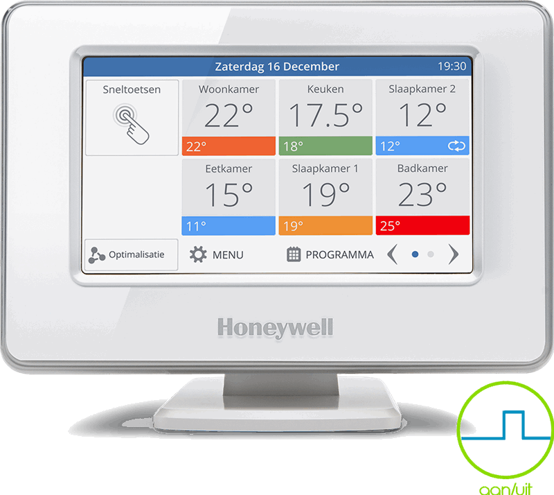 Honeywell Evohome slimme thermostaat met WiFi | Prijzen | Kieskeurig.nl