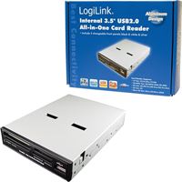 LogiLink Cardreader 3,5" USB 2.0 internal 54-in-1 with USB Front