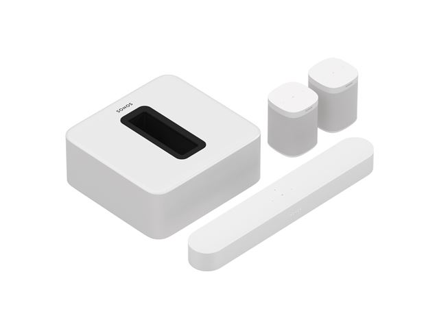 Sonos Beam + Sub + 2x One SL