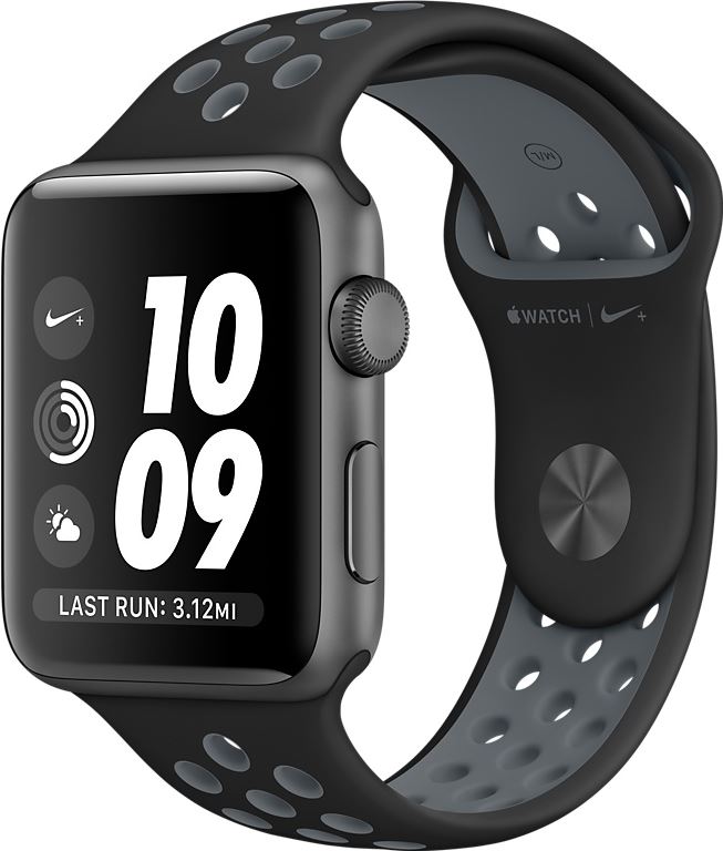Apple Watch Nike+ zwart, grijs / S|L