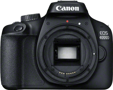 Canon EOS 4000D + EF-S 18-55mm DC III zwart