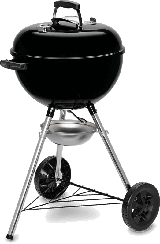 Weber E-4710 houtskool barbecue / zwart, zilver / staal / rond