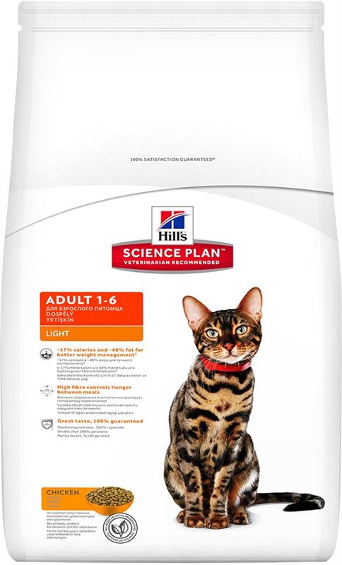 Hill's Science Plan Adult 1-6 Optimal Care Light Kattenvoer met Kip - 3 kg