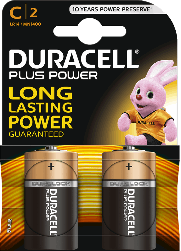 Duracell C Plus Power batterijen (2 stuks)