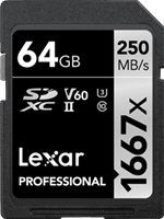 Lexar SDXC, 64 GB