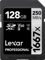Lexar SDXC, 128 GB