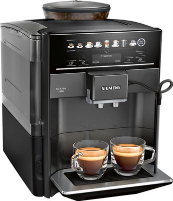 Siemens EQ.6 TE654319RW zwart espressomachine kopen? Kieskeurig.nl | helpt je kiezen