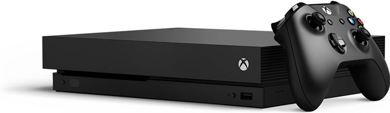 Microsoft Xbox One X 1TB / zwart