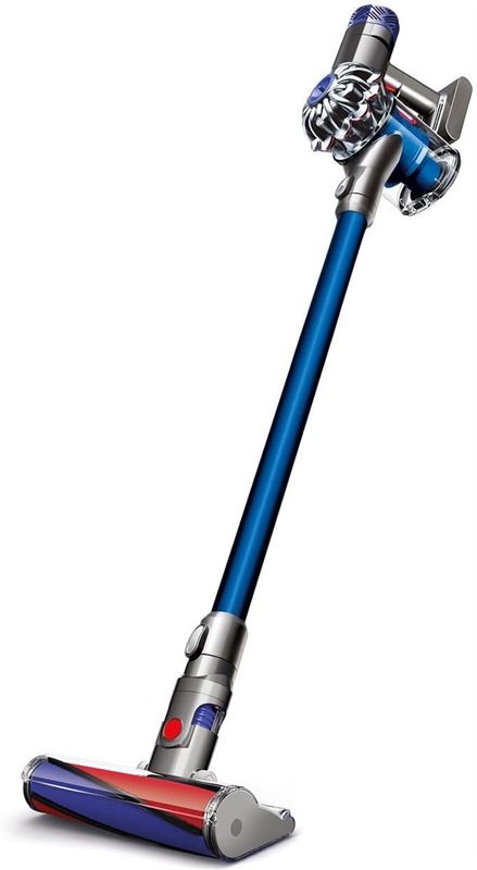 Dyson V6 Fluffy blauw, rood, zilver, paars