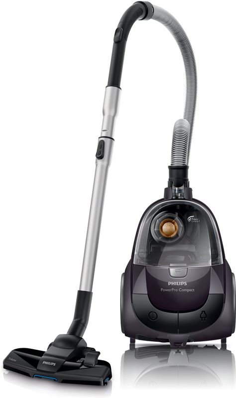 Philips PowerPro Compact FC9325 grijs | Reviews | Archief Philips FC932509 PowerPro Compact stofzakloze stofzuiger