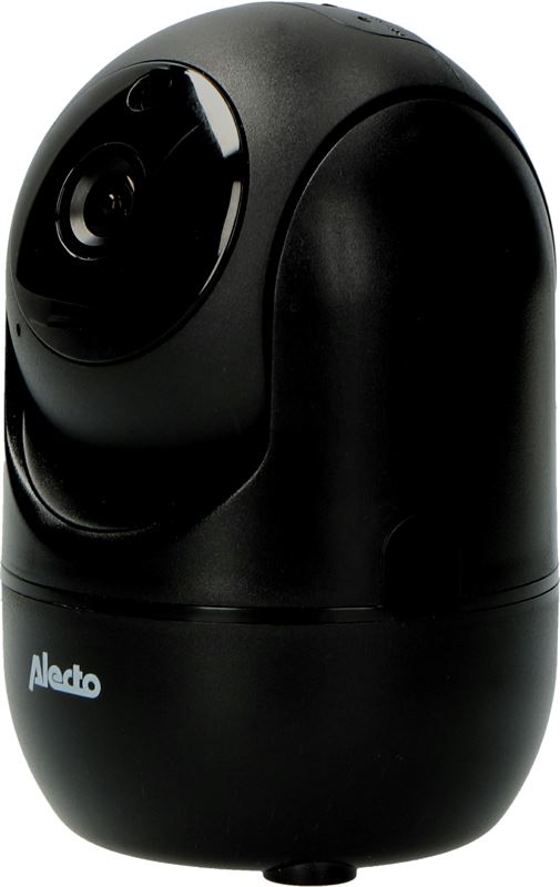 Alecto DVC-155+ Wifi indoor camera, zwart - Pan&Tilt camera - Monitor je camera wereldwijd met app